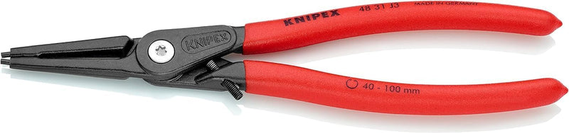 Knipex Präzisions-Sicherungsringzange für Innenringe in Bohrungen mit Überdehnungsschutz grau atrame