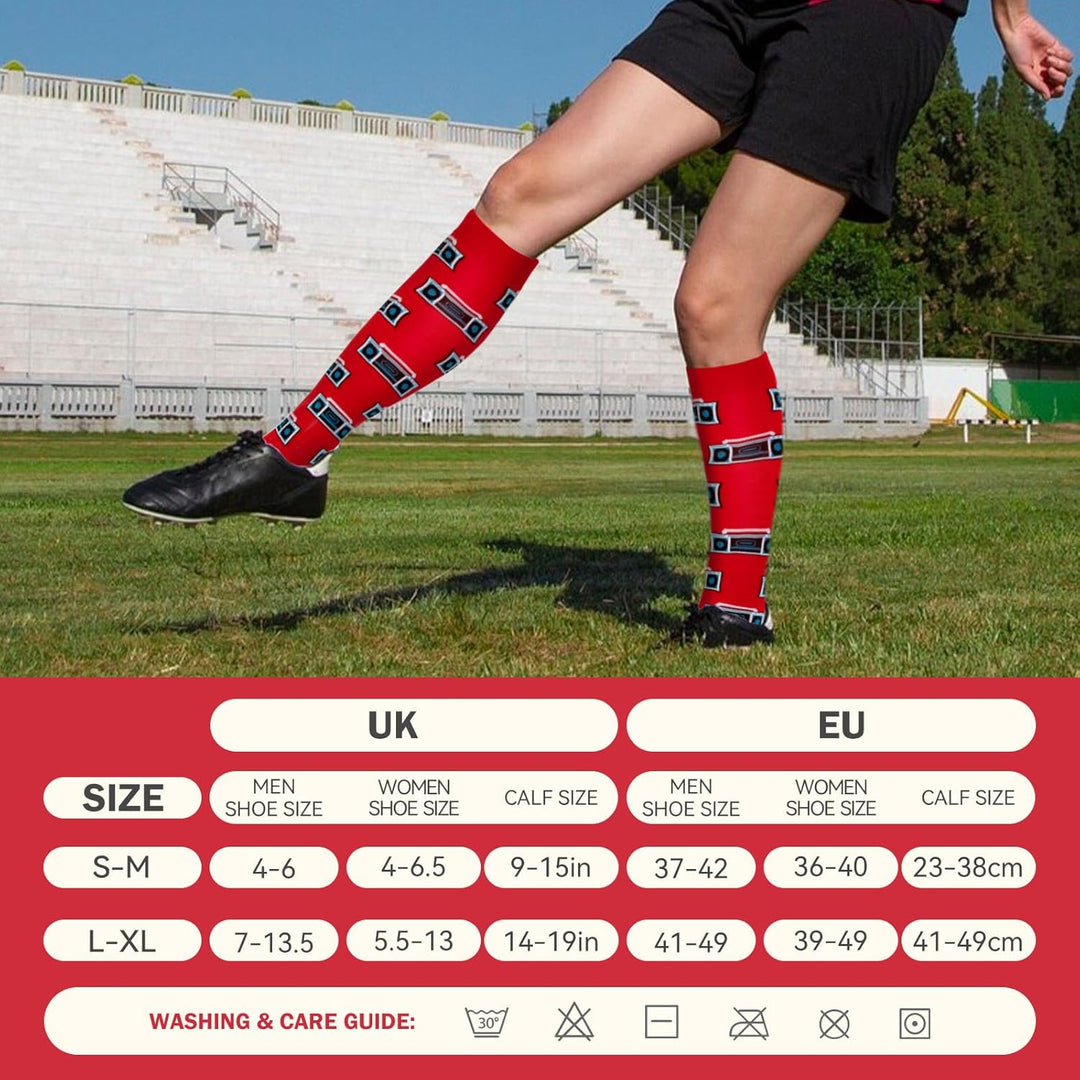 LEOSTEP Kompressionsstrümpfe für Männer und Frauen (6 Paar) – Kompressionssocken für Alltag, Reise,