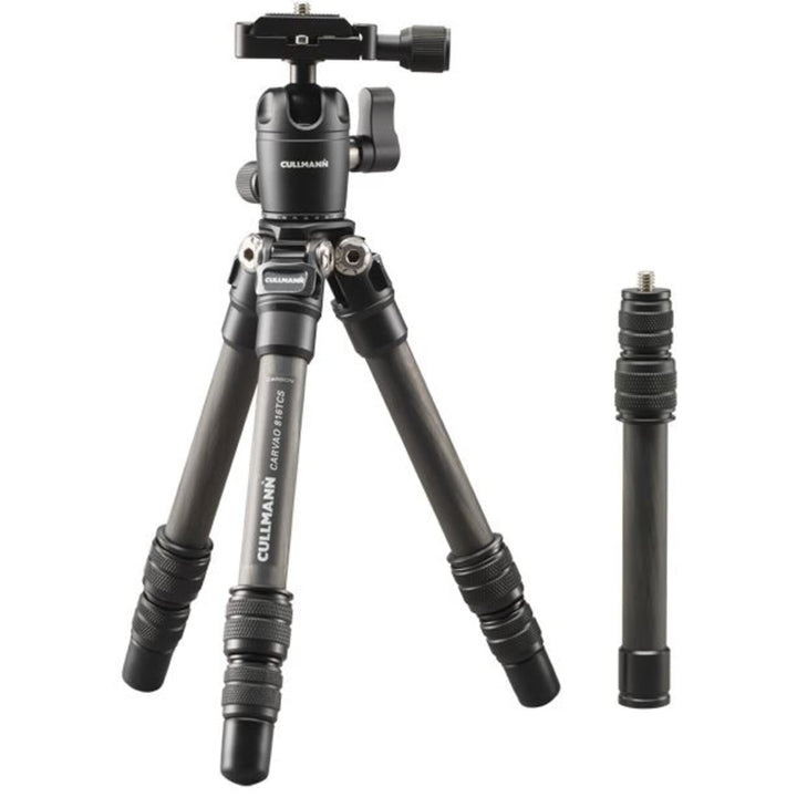 CULLMANN - 56814 - CARVAO 816TCS - Reisestativ aus Carbon - Max. 70,5cm Auszugshöhe - Packmass 27cm