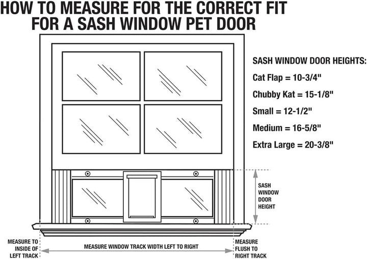 Ideal Pet Products Haustiertür, aus Aluminium, verstellbar für Fensterbreite von 83,8 cm bis 96,5 cm