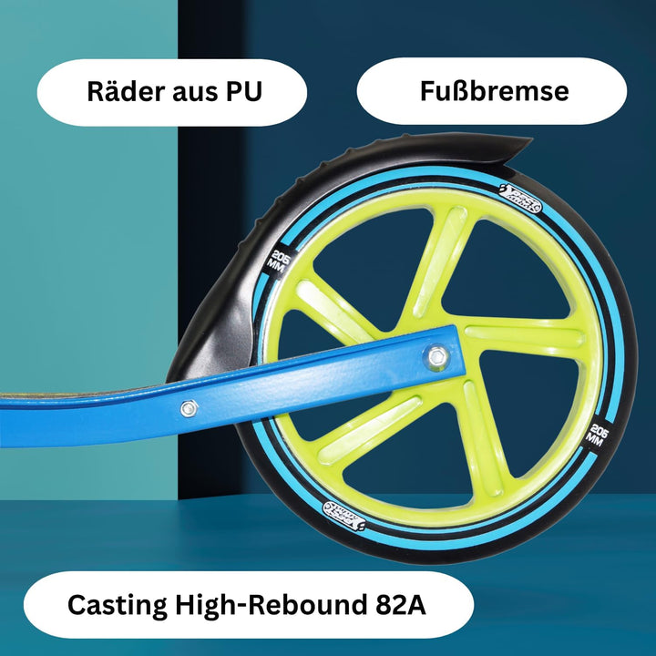 Best Sporting Scooter Erwachsene I klappbarer Roller mit Ständer I hochwertiger City-Roller für Erwa