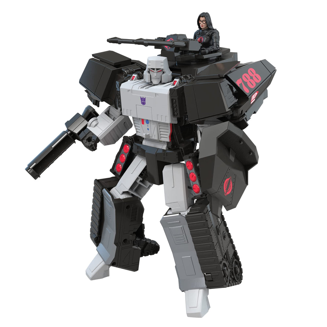 Transformers F3983 Generations Collaborative: G.I. Joe Mash-Up, Megatron H.I.S.S. Panzer und Barones