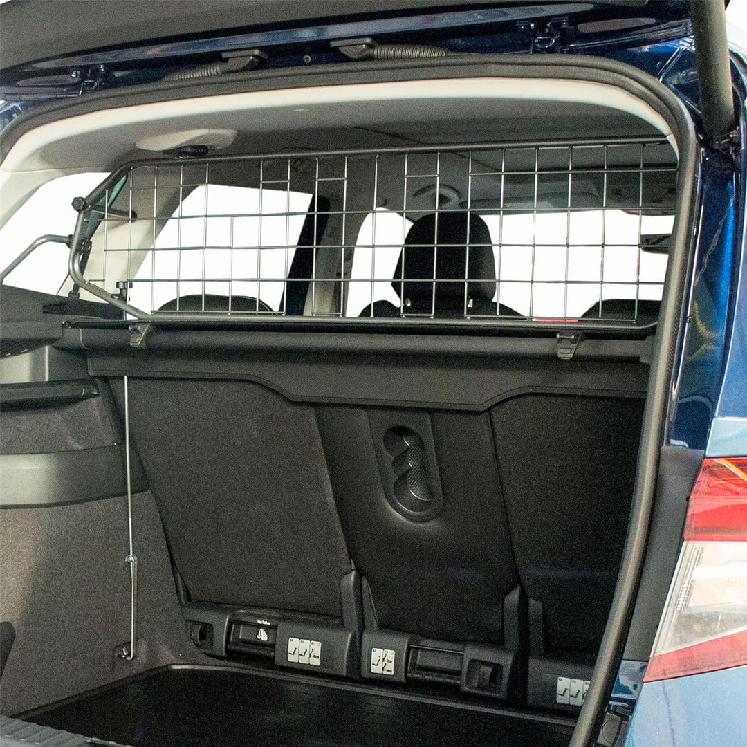 Travall Hundegitter für Škoda Karoq (2017-) Fahrzeugspezifisches Hundegitter, Kofferraumschutz für H