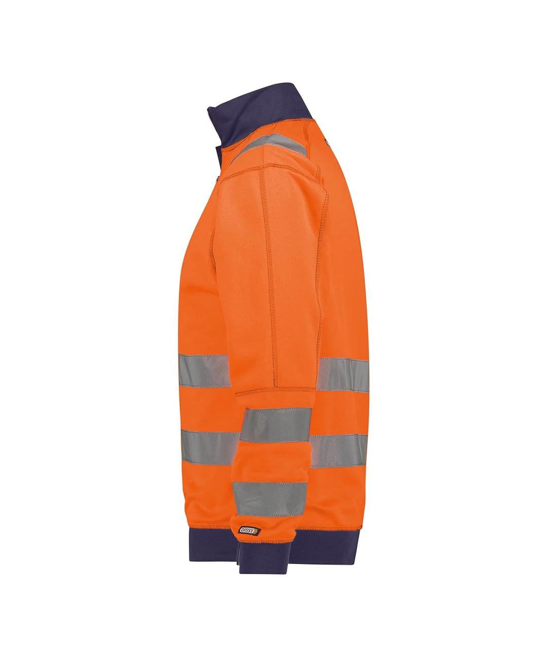 DASSY® Denver DASSY® Denver Warnschutz Sweatshirt - maat XS - NEONORANGE/DUNKELBLAU, L
