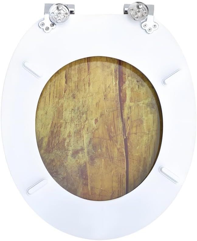 SAINOS WC SITZ O-förmig mit Soft-Close-Mechanismus MDF-Material (H042), H042