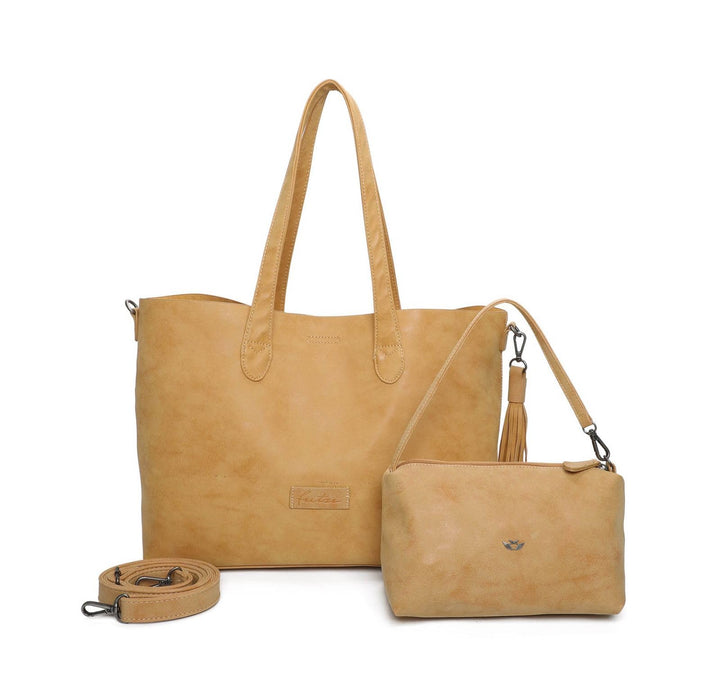 Fritzi aus Preussen Damen Jördis Vintage Honey Mustard Shopper