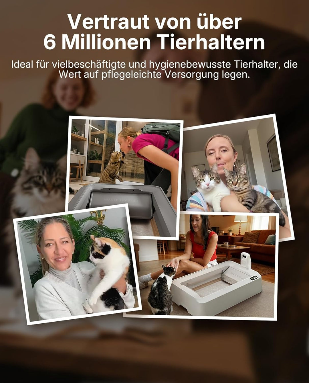 PETKIT Kristall Katzenstreu Set, pH-Farberkennung,Geruchsstark, Ohne Schaufeln, Einweg-Schale,Für PE