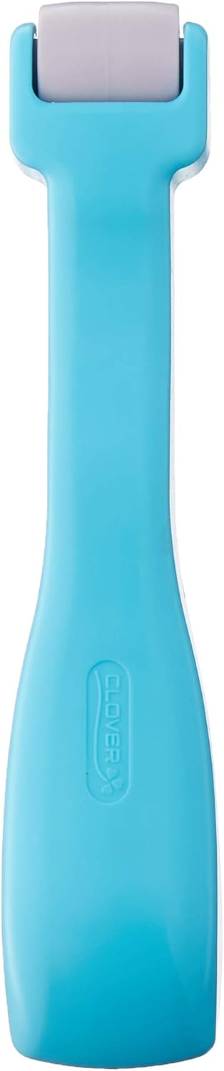 Clover Naht- und Faltenroller Rollen und Pressen/ VE3 Kurzwaren, Kunststoff, Blau, 21 x 8 x 3 cm, 1
