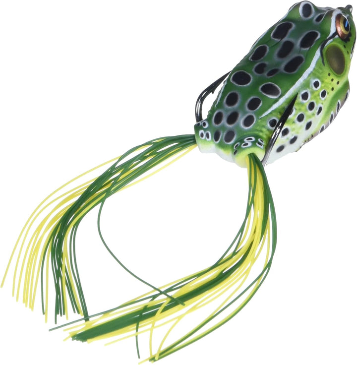 LIVE TARGET Livetarget Hollow Body Frog 2-5/8" Grün / Gelb, 2-5/8" Grün / Gelb