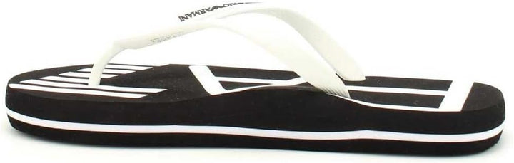 Emporio Armani EA7 Herren Zehentrenner Black - White 39 EU Black White, 39 EU Black White