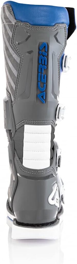 Acerbis Herren X-race Stiefel 46 EU Blau Grau, 46 EU Blau Grau