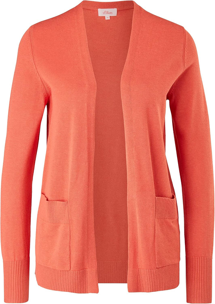 s.Oliver Damen Jacke Langarm 46 Terracotta, 46 Terracotta