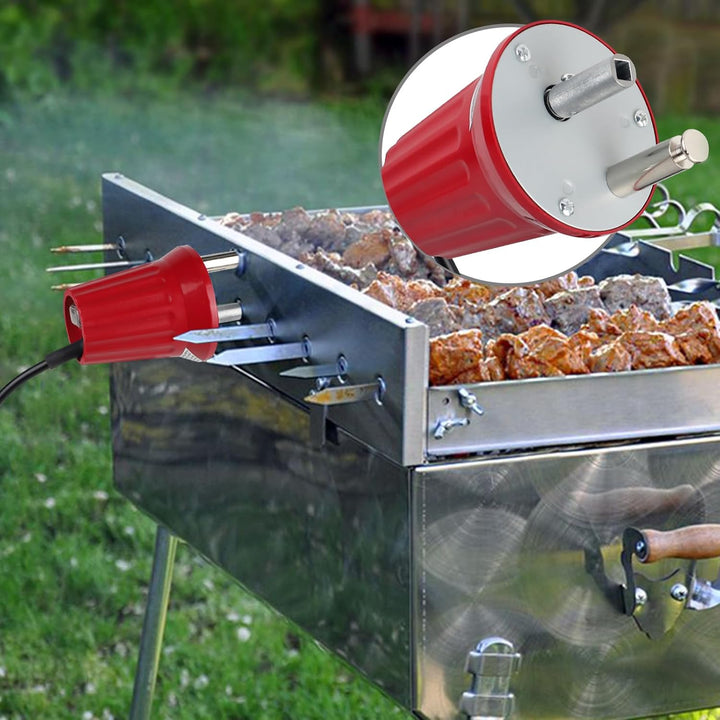 Grillmotor Elektromotor Grill Barbecue Rotisserie-Motor ABS DC 220V-240V Regelbar Outdoor BBQ Grill