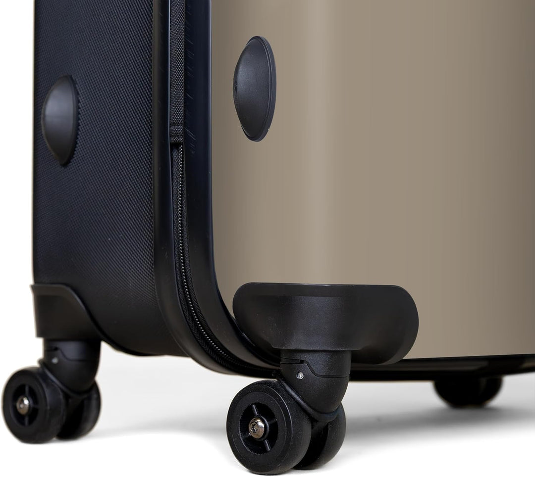 NoBoringSuitcases.com® Koffer XL Gross 77x51.5x28 cm Hartschale Reisekoffer 4 Rollen Leicht Koffer T