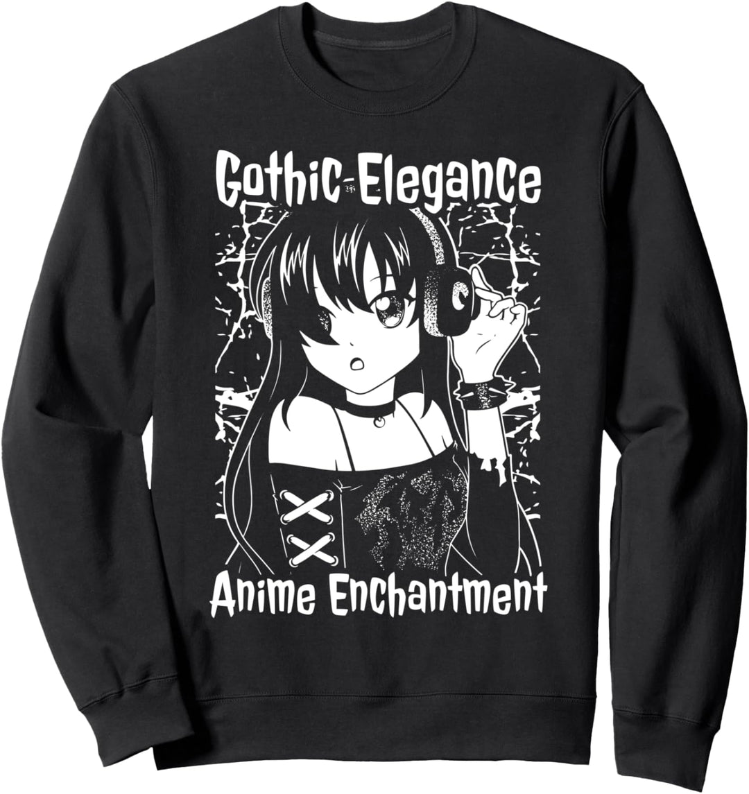 Gothic Elegance Anime Zauber Anime Sweatshirt
