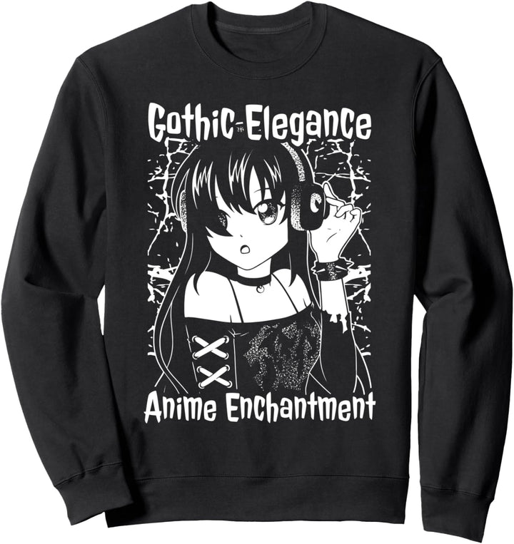 Gothic Elegance Anime Zauber Anime Sweatshirt