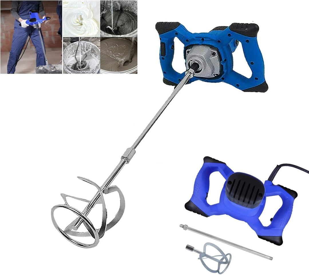 2600W Rührwerk Mörtelrührer 230V, 1700U/min, 6 Stufen Handrührgeräte Mischer Rührer Rührgerät Mörtel