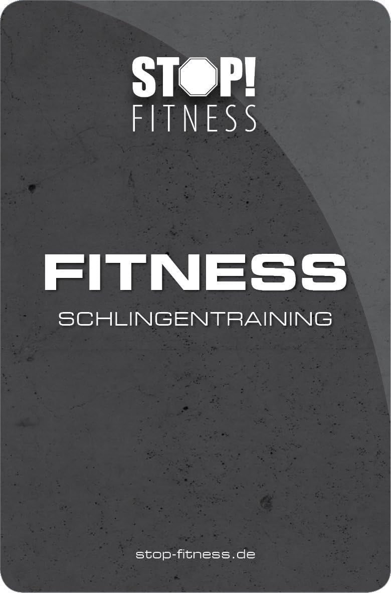 Schlingentraining Sling Fitness Suspension Training | Trainingskarten Übungskarten, deutsche Version