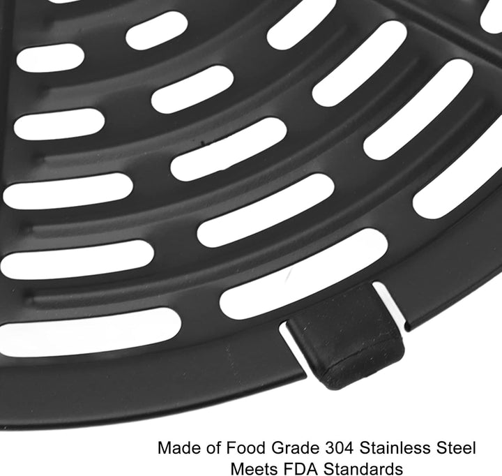 Fritteuse Ersatztablett, Ersatz Grillpfanne für Luftfritteuse, Runde Hitzebeständig Antihaftbeschich