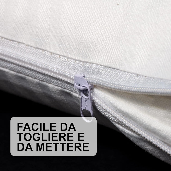 Kissenbezüge mit Reissverschluss | Kissenbezüge für Doppelbett - 4 Stück