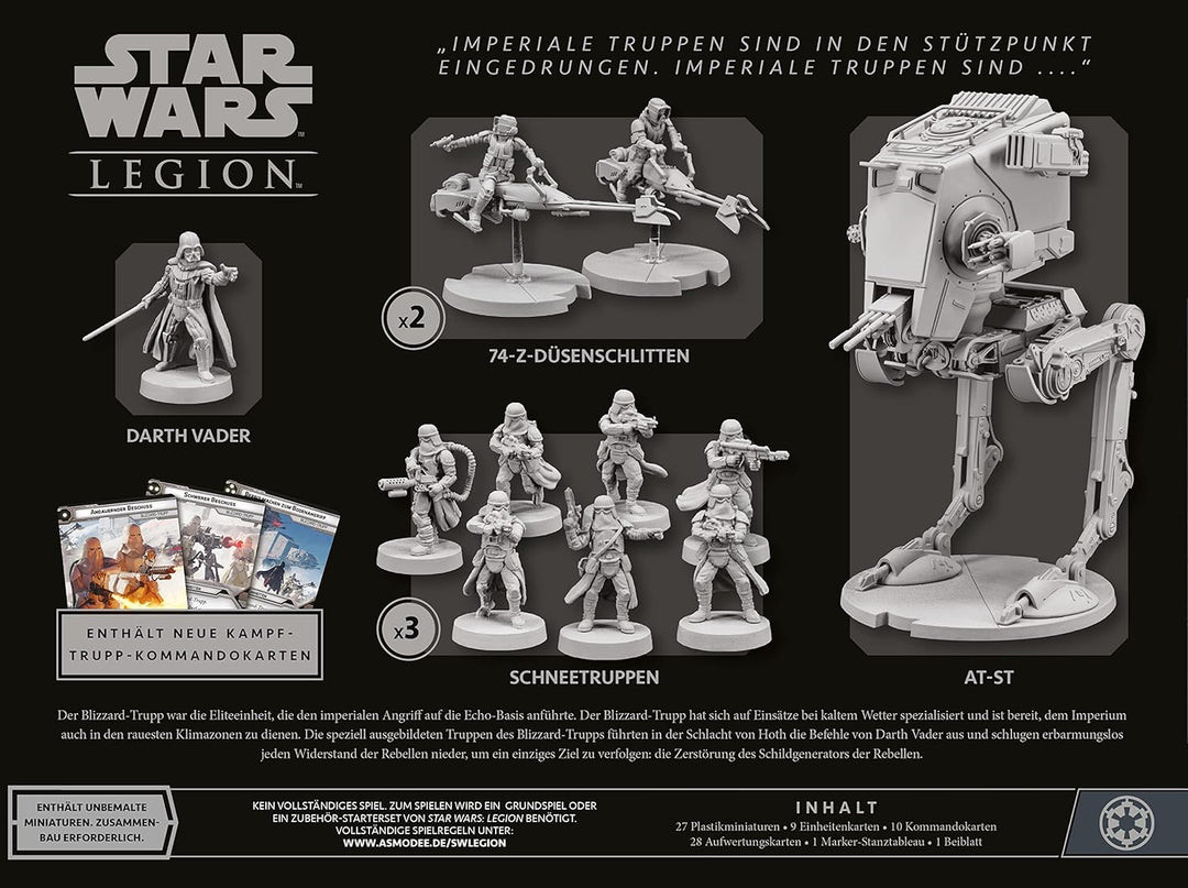 Asmodee | Atomic Mass Games | Star Wars: Legion – Blizzard-Trupp | Kampftrupp-Starterset | Tabletop