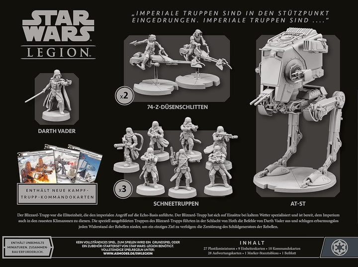Asmodee | Atomic Mass Games | Star Wars: Legion – Blizzard-Trupp | Kampftrupp-Starterset | Tabletop