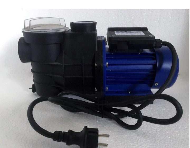Schwimmbadpumpe 500 Watt Motor bis zu 13000 Liter pro Stunde 1 1/2 Zoll Anschluss