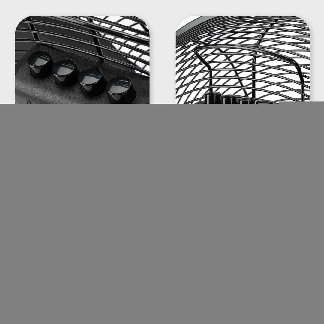 ProfiCare® Windmaschine mit 40 cm Ø | Ventilator verstellbarer Winkel | Bodenventilator 3 Stufen | V