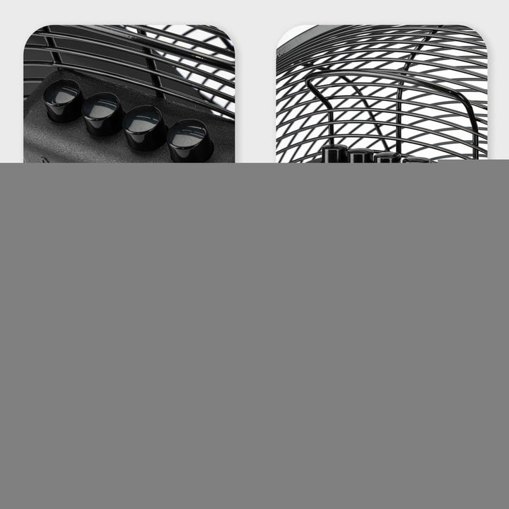 ProfiCare® Windmaschine mit 40 cm Ø | Ventilator verstellbarer Winkel | Bodenventilator 3 Stufen | V