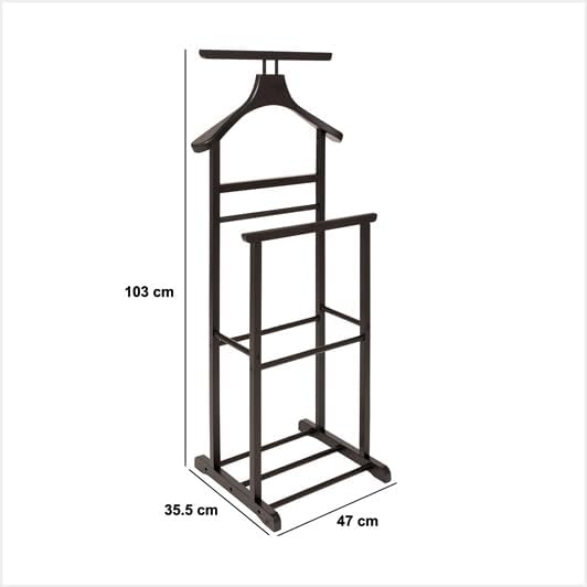 5 five simply smart 5five - herrendiener dandy aus schwarzem holz h103cm