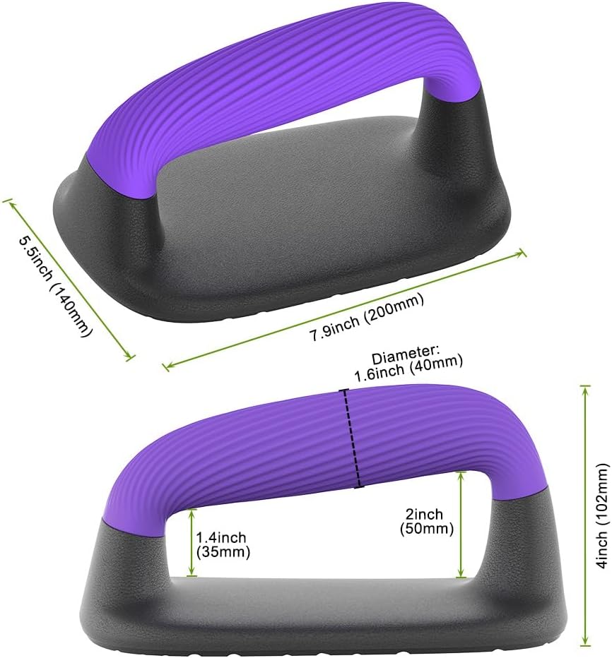 Calisthenics Equipment Liegestützgriffe - Rutschfest Parallettes Handstand Griffe Robuste Push Up Ba