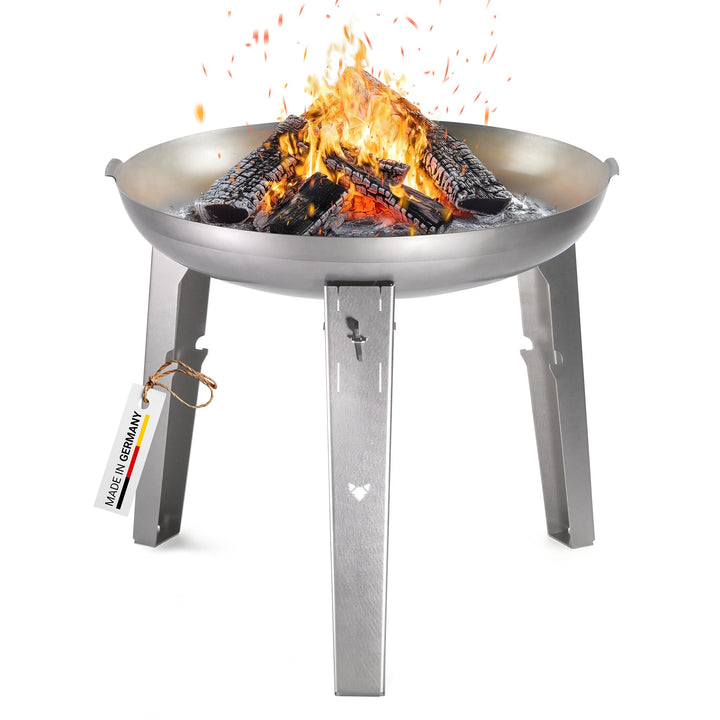 FENNEK Allround | die multifunktionale Feuerschale aus Edelstahl | optional mit Schwenkgrill oder Fe