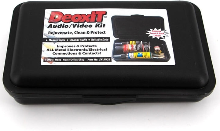 Caig Laboratories DeoxIT SK-AV35 Audio Video Pflegeset mit keepdrum Mikrofasertuch