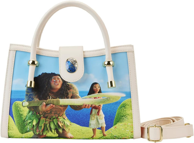 Loungefly Disney Moana Prinzessin Szene Umhängetasche, Mehrfarbig