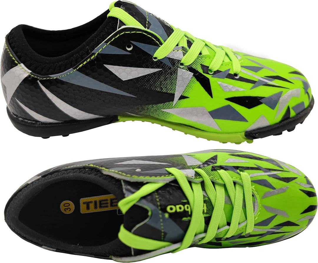 Kinder Fussballschuhe Turf Cleat Fussballschuhe Firm Ground Schnürsenkel Athletics Trainingsschuhe I