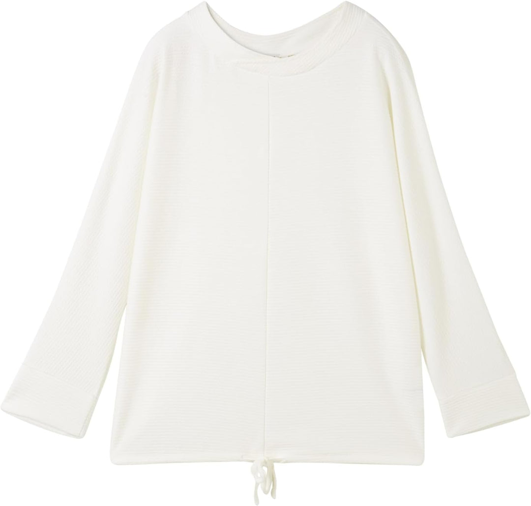 TOM TAILOR Damen T-Shirt, 10315 - Whisper White