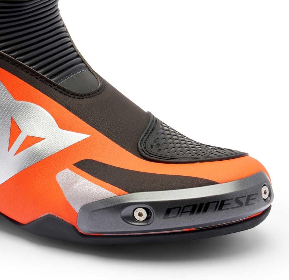 Dainese Axial 2 Motorrad Stiefel, 39 EU Black Red Fluo