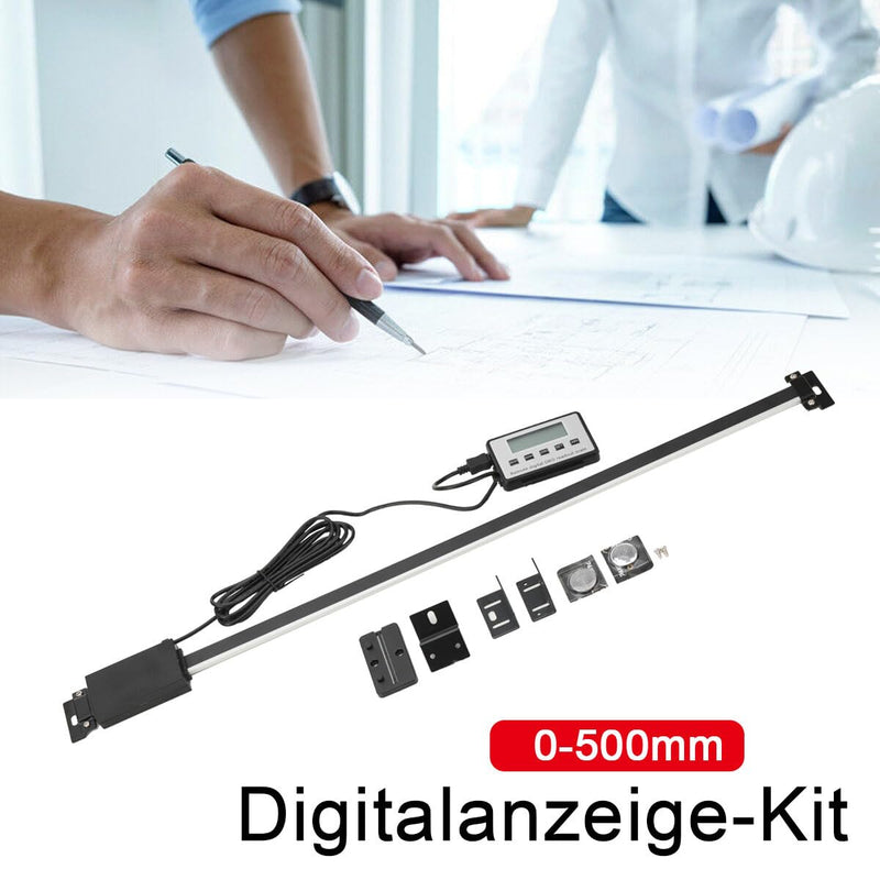 SUDEG Digital Readout Kit,Digitalanzeige Kit,Anbaumessschieber Linearmassstab,Präzises LCD Anzeige K