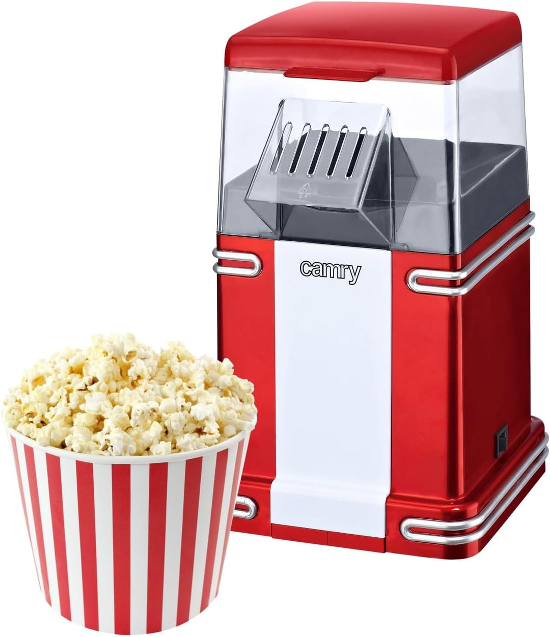 camry Popcorn-Maker, Rot, mehrfarbig,