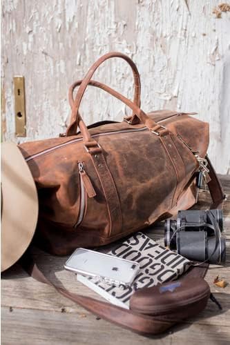 HIIERO® Weekender Cow Hunter - Brown 50x23x34 Braun, 50x23x34 Braun