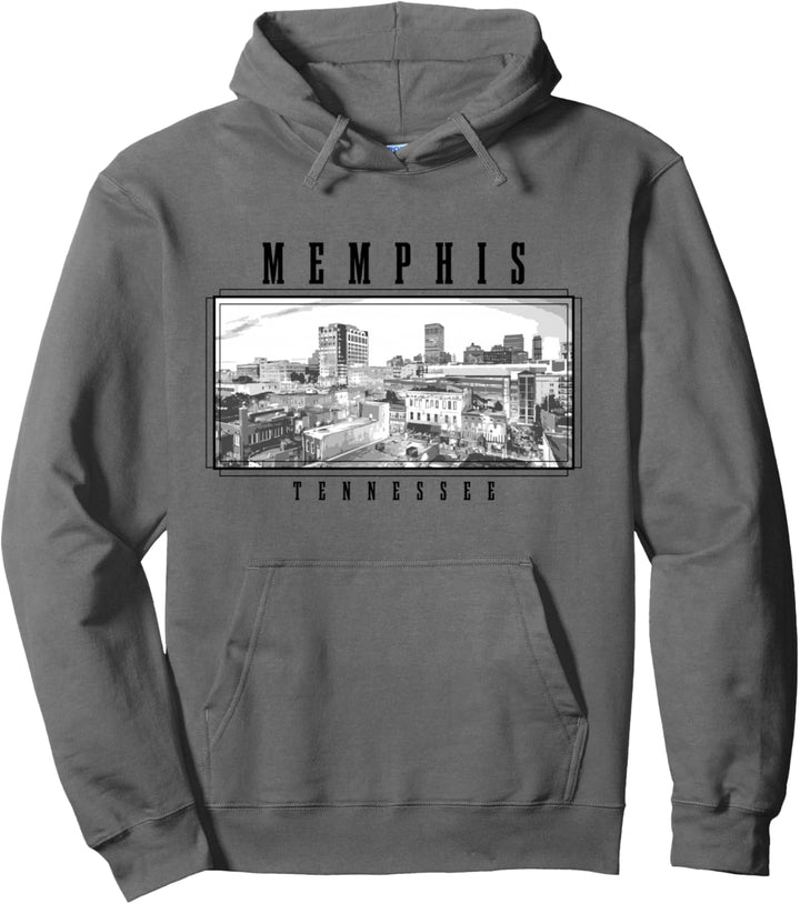 Memphis Tennessee Vintage USA Souvenir Skyline Pullover Hoodie