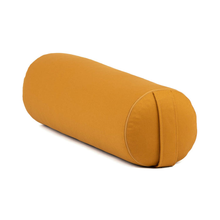 Bodhi Yoga Bolster | ECO Serie | Yogarolle mit Kapok-Füllung | Waschbarer Bezug aus 100% Bio-Baumwol