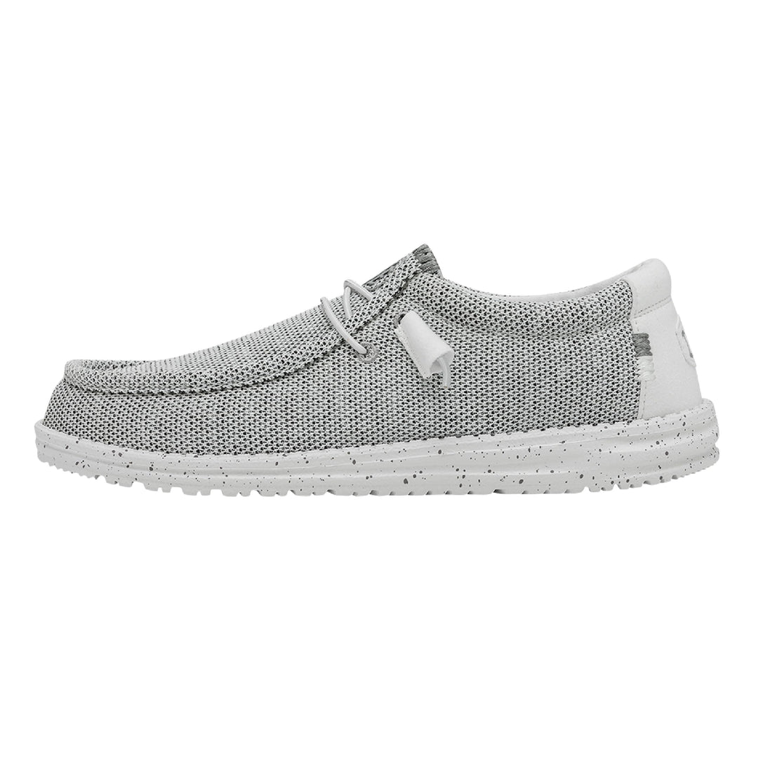 HEYDUDE Herren Wally Sox Moc Toe Shoes 37 EU Stone White, 37 EU Stone White