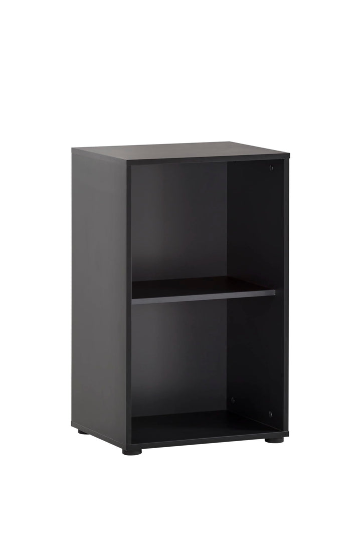Schildmeyer Regal Aino 155720, schwarz matt, 51 x 41 x 83,6 cm 2 Fächer, 2 Fächer