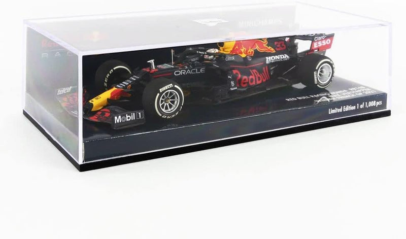 Minichamps 410210833 1:43 Red Bull Racing Honda RB16B-Max Verstappen-Winner French GP 2021 Sammlerst