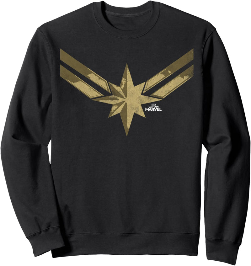 Captain Marvel Retro Star Symbol Sweatshirt