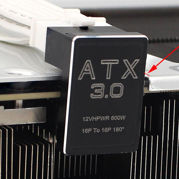 chenyang ATX3.0 PCI-E 5.0 12VHPWR 16Pin Power Modular Change Direction Adapter nach unten gewinkelt