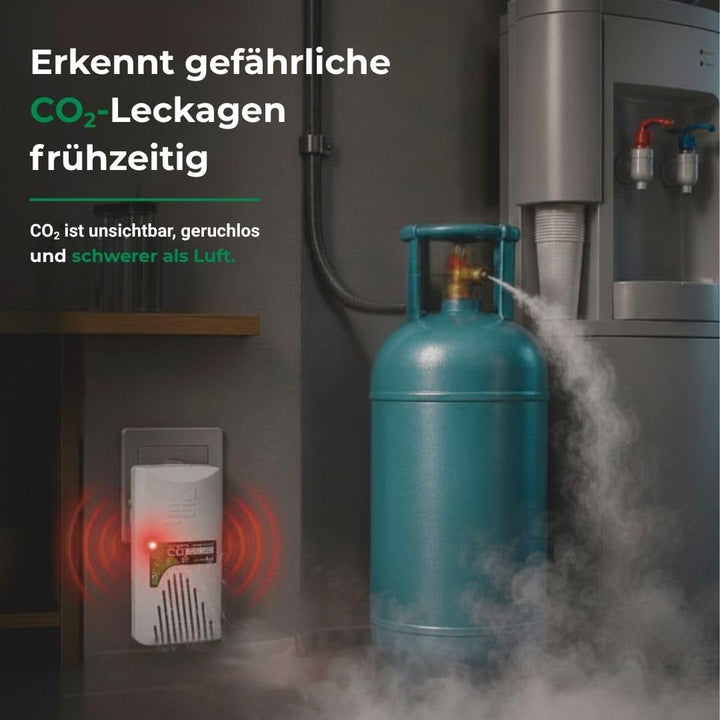 Schabus 300257 Gasmelder netzbetrieben detektiert Kohlendioxid, (B x H x T) 60 x 118 x 44 mm