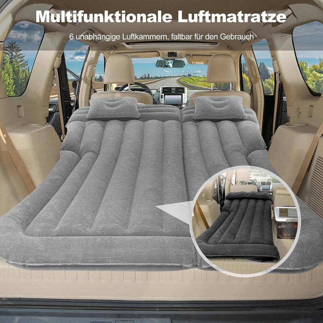 Ergocar Auto Luftmatratze Camping SUV &amp; MPV Matratze Aufblasbar mit Kissen Luftmatratze 2 Person Sch