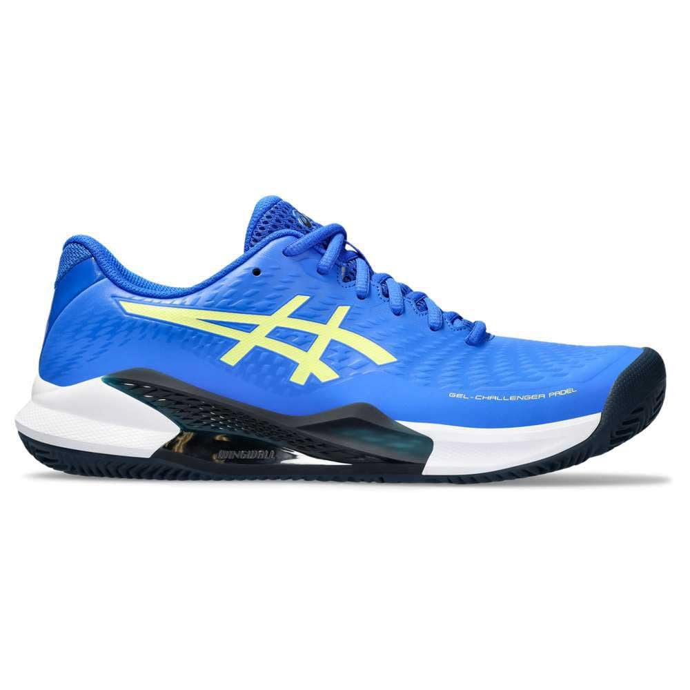 ASICS Challenger 14 Padel Mann Padel-Schuhe Weiss Schwarz 47 EU Illusion Blue Glow Yellow, 47 EU Ill